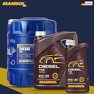MANNOL 7909 Diesel TDI Engine Oil 5W-30 SAE 5W-30 API SN/CH-4 Fully Synthetic (1L) | Imported from Germany