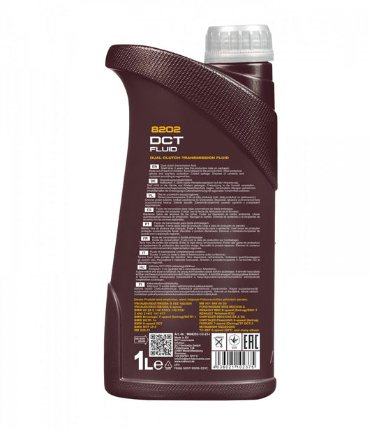MANNOL 8202 DCT DSG Dual Clutch Transmission Oil - High-Performance Gearbox Fluid