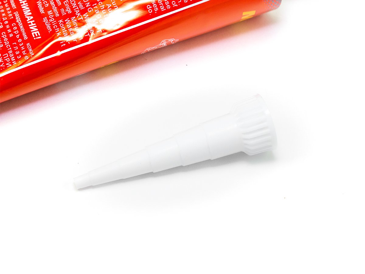 MANNOL 9914 Red Gasket Maker Silicone Sealant | High-Temperature Flexible Gasket 85g