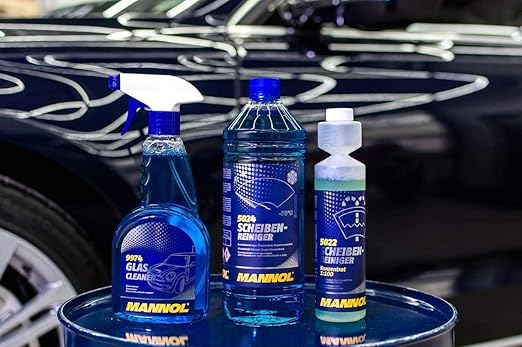 MANNOL 9974 Glass Cleaner | Window cleaner | Fast Drying | Streak-Free | Imported From Germany(500ml)