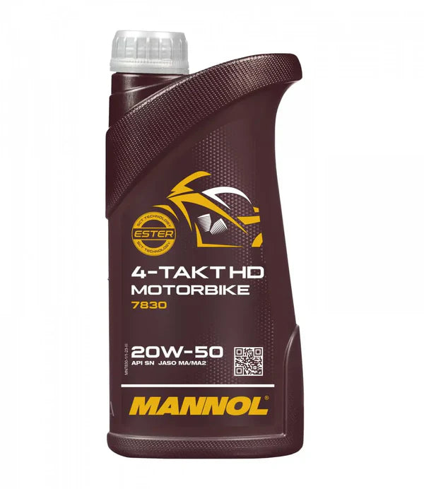 🎁MANNOL 7830 4-Takt Motorbike 20W-50 Engine oil for bikes | Imported from Germany (100% off)