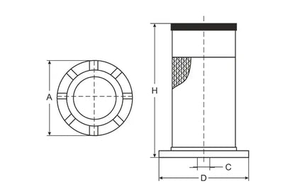 SCT Germany SC 7083 P Fuel Filter| Imported from Germany