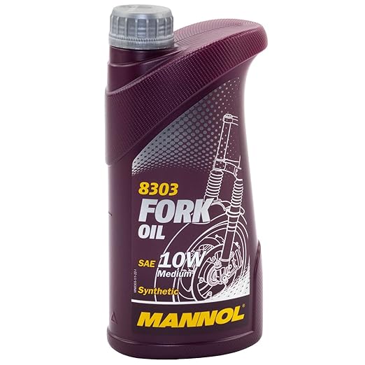 MANNOL 8303 Fork Oil Universal Synthetic All-Season SAE 10W Oil (1L)