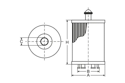 SH 4070 L Oil filter