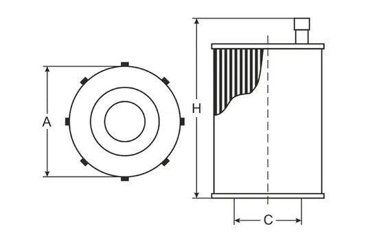 SH 4036 P
Oil filter| Imported from Germany