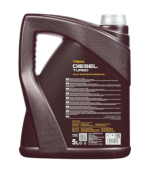 MANNOL 7904 DIESEL TURBO SAE 5W-40 API CJ-4/SL ACEA A3/B4 SYNTHETIC IMPORTED FROM GERMANY 5 L