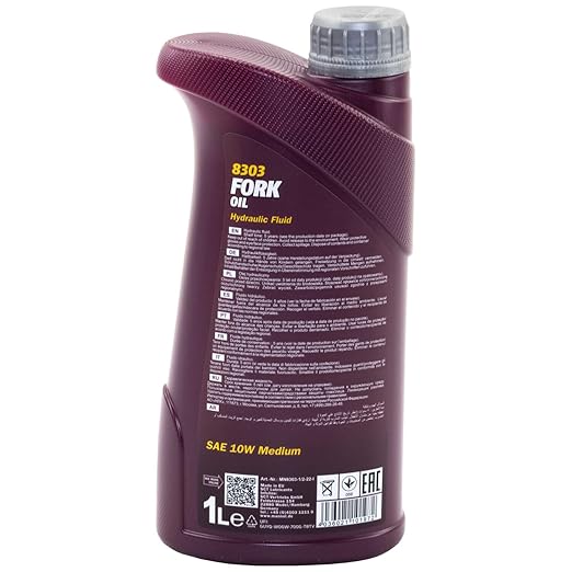 MANNOL 8303 Fork Oil Universal Synthetic All-Season SAE 10W Oil (1L)