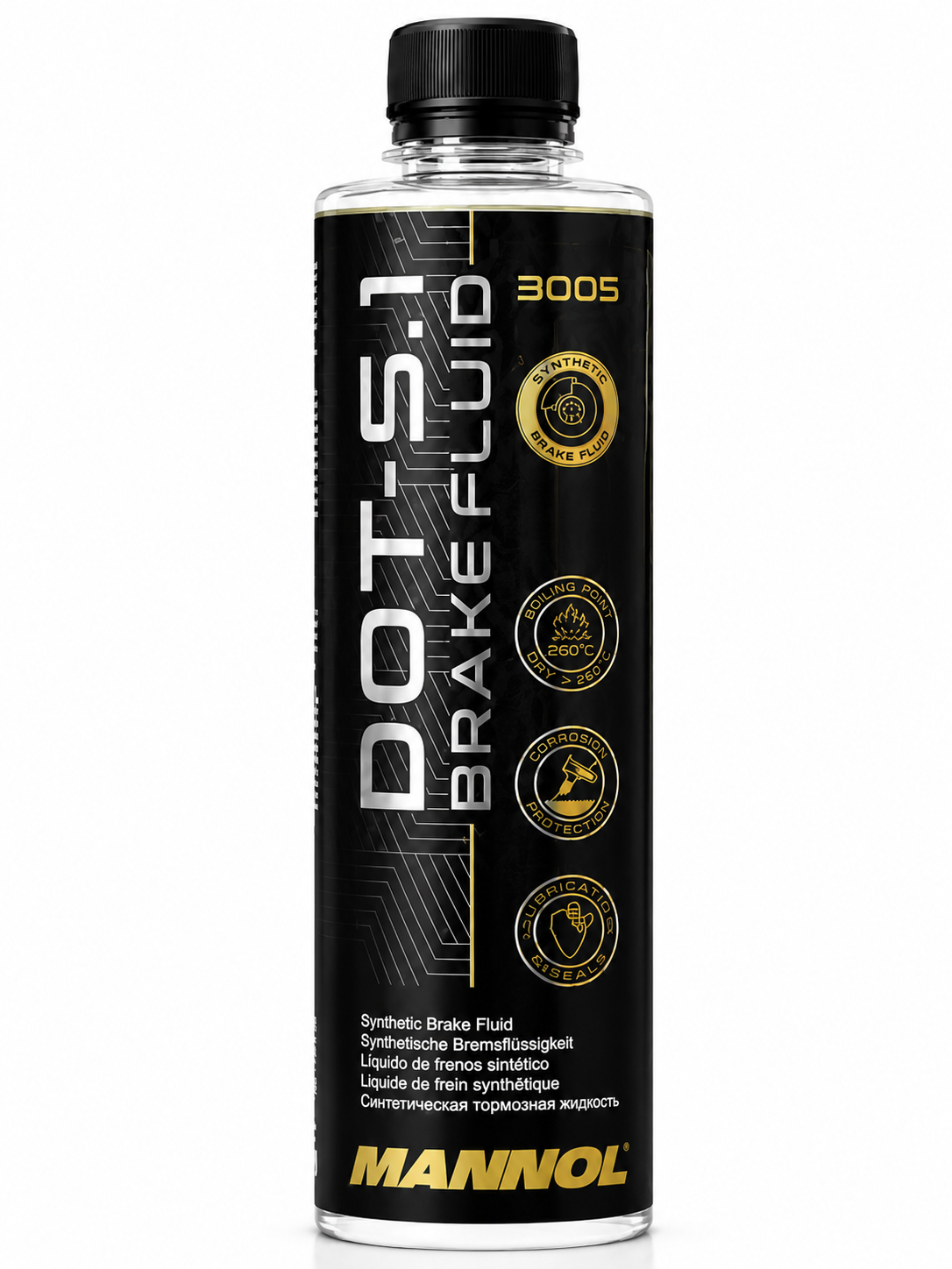Mannol DOT 5.1 Brake Fluid 3005 – 450ml | High-Performance Braking