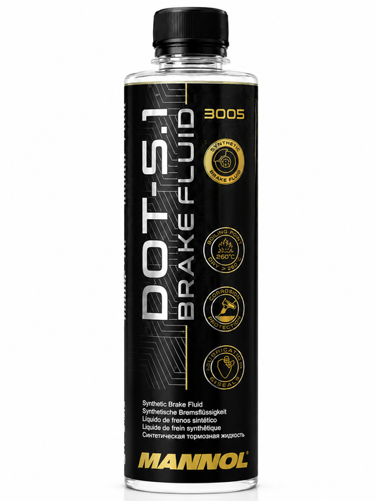 Mannol DOT 5.1 Brake Fluid 3005 – 450ml | High-Performance Braking