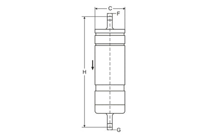 SCT ST6137 FUEL FILTER IMPORTED FROM GERMANY