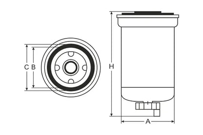 ST 6082 Fuel filter | Imported from Germany