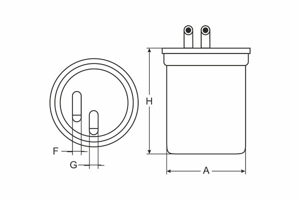 SCT Germany ST 6095 Fuel Filter