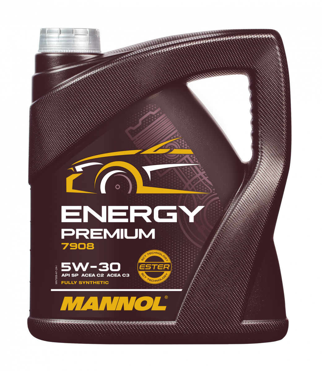 MANNOL 7908 Energy Premium SAE 5W-30 (4L) API SN/CH-4 ACEA C2 ACEA C3 ESTER CONTAINING SYNTHETIC ENGINE OIL FOR PETROL AND DIESEL ENGINES OF CARS,SUV CARS IMPORTED FROM GERMANY 4L