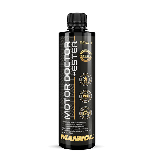MANNOL 9943 (450ML) Motor Life Extender ADDITIVE to Engine Oil for All Types of Four-Stroke Engines – Diesel and Petrol