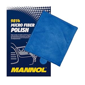 MANNOL 9814 Micro Fiber Polish Cloth For Car & Bike Other Vehicles | Smooth & Streak-Free Finish | Imported From Germany