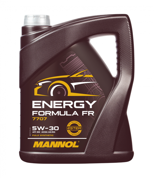 MANNOL 7707 Energy Formula FR SAE 5W-30 API SN ACEA A5/B5 Fully synthetic ENGINE OIL for DIESEL Engines IMPORTED FROM GERMANY 5L