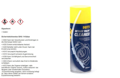 MANNOL 9873 Intake Valve, Carbon Deposit, Engine Intake, Automotive Intake Cleaner (400ml)
