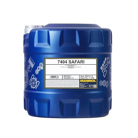 MANNOL 7404 Safari 20W-50 Engine Oil – API SN/CH-4 – For Petrol and Diesel Engines