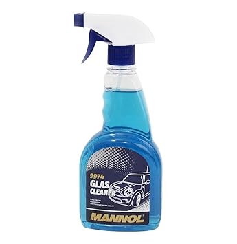MANNOL 9974 Glass Cleaner | Window cleaner | Fast Drying | Streak-Free | Imported From Germany(500ml)