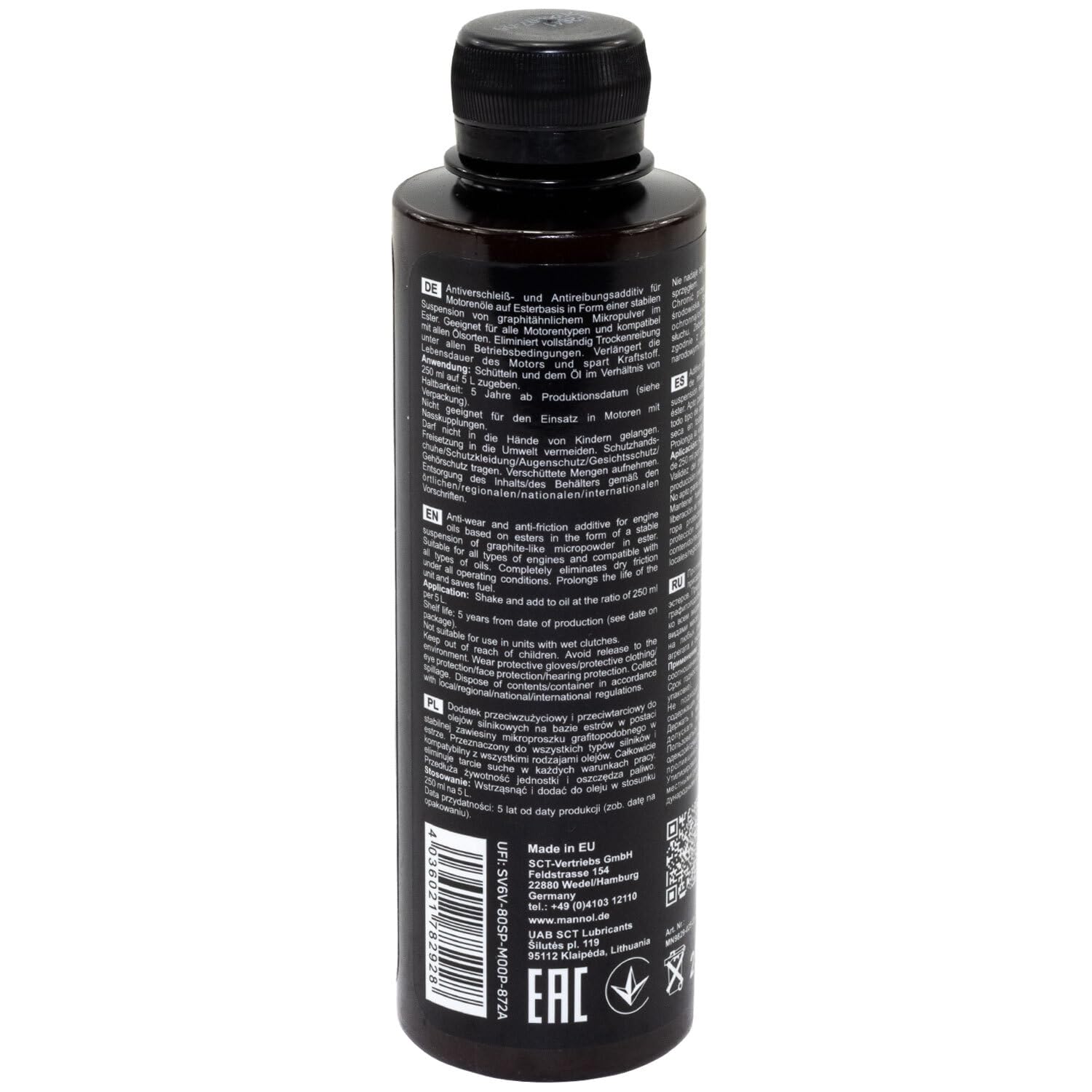 MANNOL Ceramo Ester 9829 (250 ML)|ENGINE PROTECTION ADDITIVE |Diesel and petrol|Four-stroke,two-stroke |Prevent deposits|Reduce fuel consumption|Engine noise IMPORTED FROM GERMANY 250 ML (1)