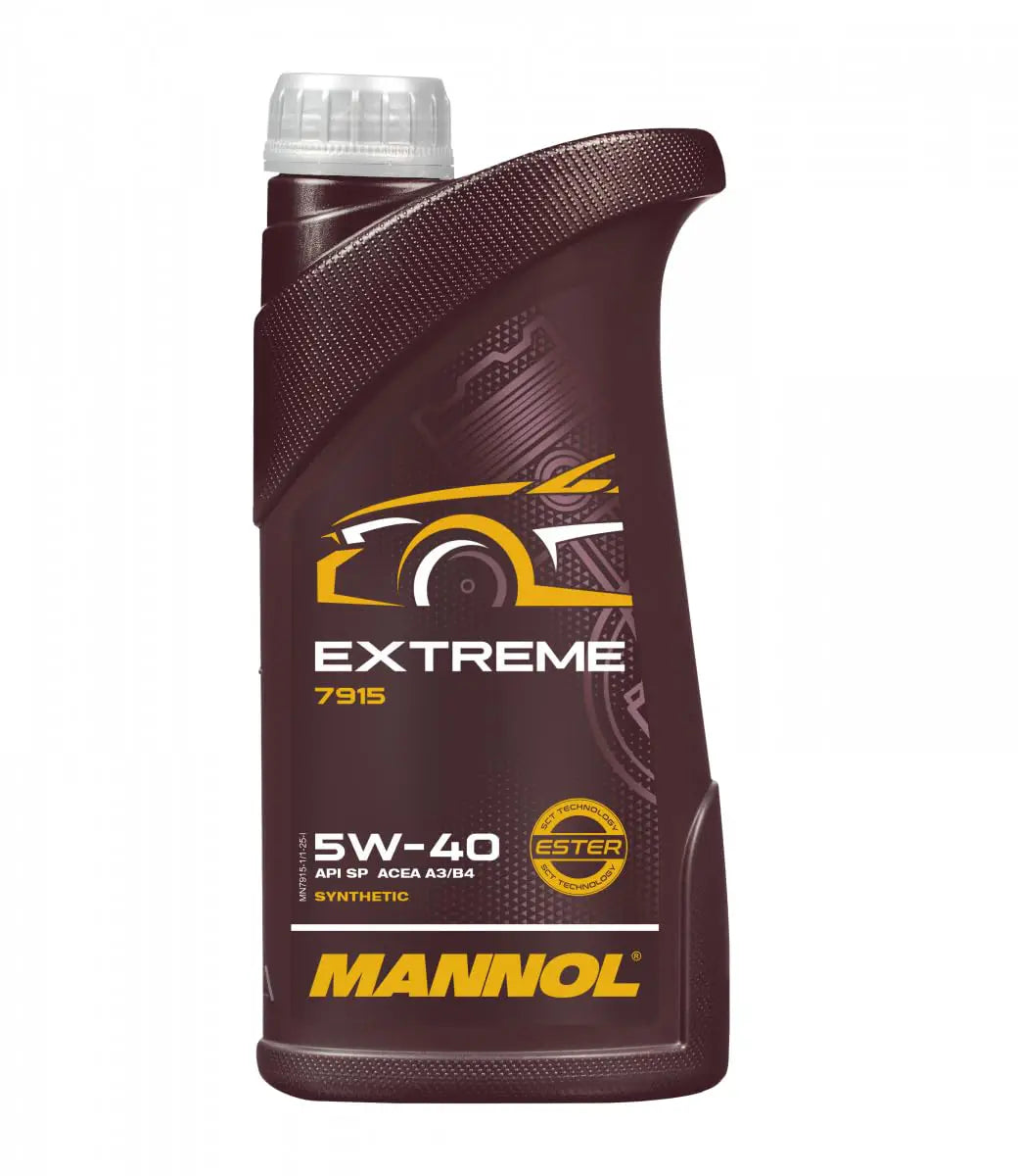 Mannol 7915 5W-40 Engine Oil - Extreme SAE 5W-40 ACEA A3/B4 Ester Synthetic | Imported from Germany