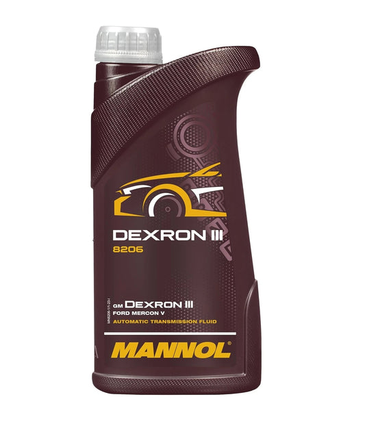 MANNOL 8206 Automatic Plus ATF Dexron III – Synthetic-Based Automatic Transmission Fluid