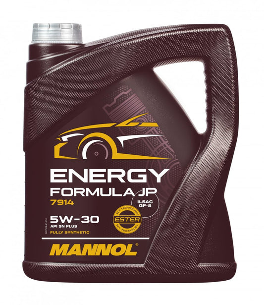 Mannol 7914 Energy Formula Jp Sae 5W-30 Ester Containing Fully Synthetic Engine (Petrol Eng)