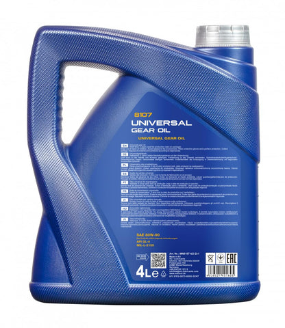 MANNOL 8107 UNIVERSAL GETRIEBEOEL SAE 80W-90 API GL4 IMPORTED FROM GERMANY (1l)
