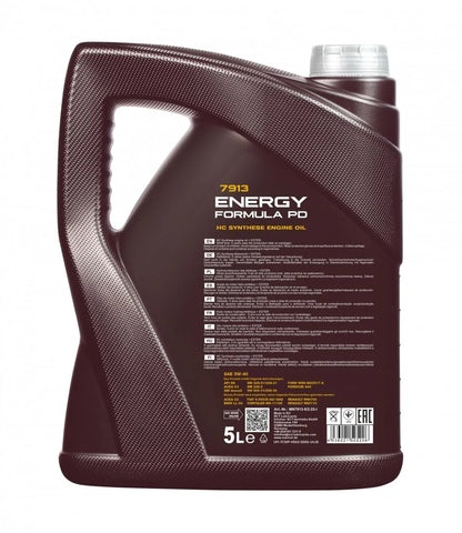 MANNOL 7913 Energy Formula PD 5W-40 – Fully Synthetic Engine Oil (5L)
