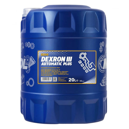 MANNOL 8206 Automatic Plus ATF Dexron III – Synthetic-Based Automatic Transmission Fluid