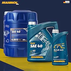 MANNOL 7409 SAE 40 Engine Oil for Diesel Engines - API CH-4/SJ Mineral Quality| Imported from Germany