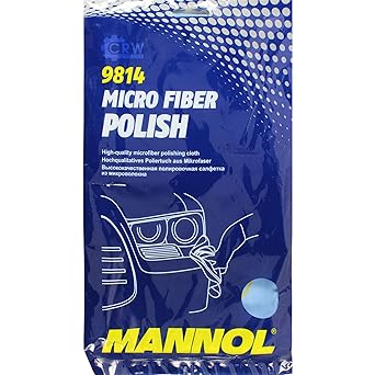 MANNOL 9814 Micro Fiber Polish Cloth For Car & Bike Other Vehicles | Smooth & Streak-Free Finish | Imported From Germany