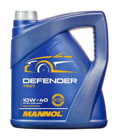 MANNOL 7507 Defender 10W-40 Semi-Synthetic Engine Oil