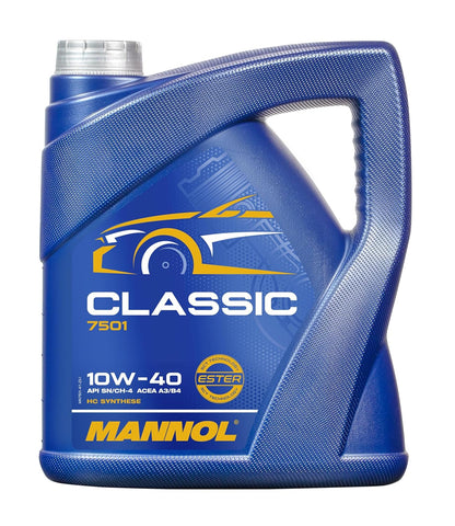MANNOL 7501 CLASSIC 10W-40 Engine Oil suitable for modern petrol and diesel engines