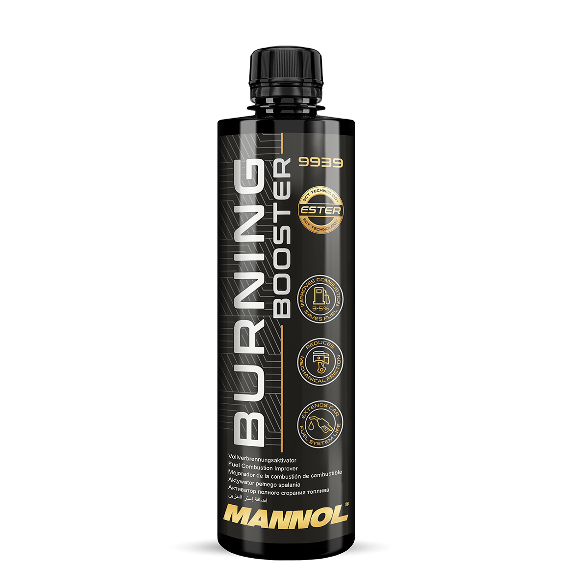 MANNOL 9939 (450ML) Burning Booster Ester for all types of petrol engine