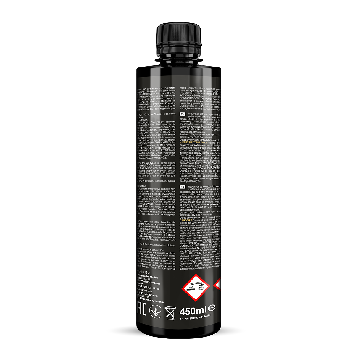 MANNOL 9939 Burning Booster Ester 450ML for Petrol Engines - Enhance Performance and Efficiency