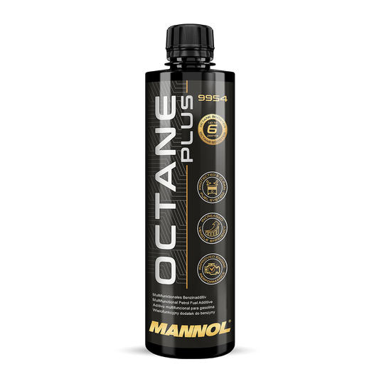 MANNOL 9954 Octane Plus – Fuel Additive for Petrol Engines – Reduces Knocking, Vibration & Enhances Engine Performance (250ml)