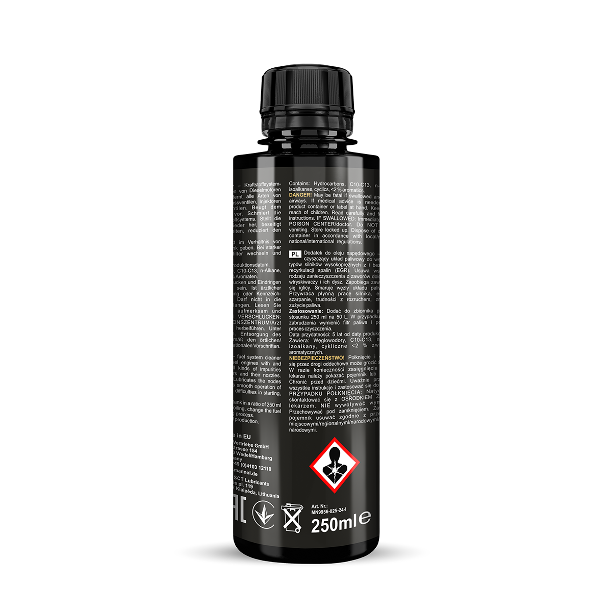 MANNOL 9956 Diesel Jet Injector & Nozzle Cleaner 250 ML - High Performance Fuel Additive