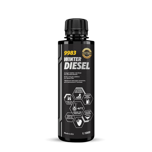 MANNOL 9983 Winter Ester Diesel Anti-Gel Additive for All Diesel Engines and Fuels