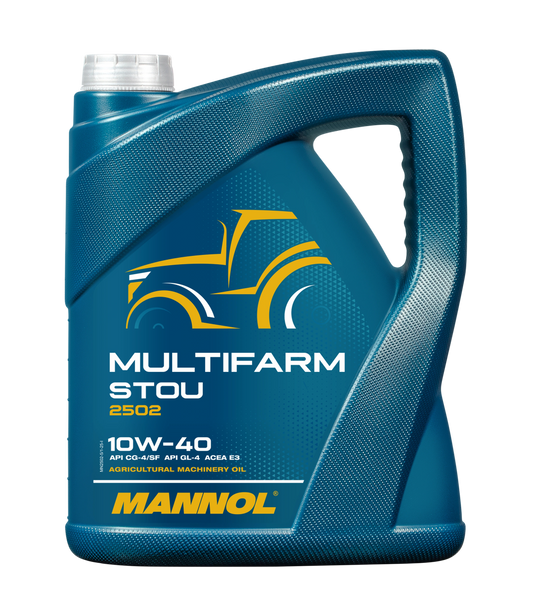MANNOL 2502 Multifarm STOU | 10W-40 API CG-4/CF-4/CF/CE/CD/SF/GL-4 | Imported from Germany
