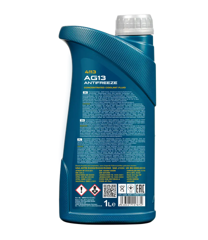 MANNOL 4113 Antifreeze AG13 Hightec | MB 325.0 | Imported from Germany 