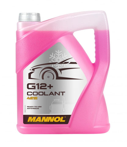 MANNOL 4212 G12 Ready to Use Coolant Antifreeze  for Optimal Engine Protection - Kyte Car Parts