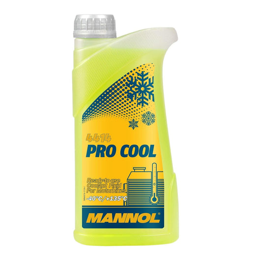 MANNOL 4414 Pro Cool High-Technology Performance Coolant Fluid 1L - MANNOL Pro Coolant Fluid - Kyte Car Parts