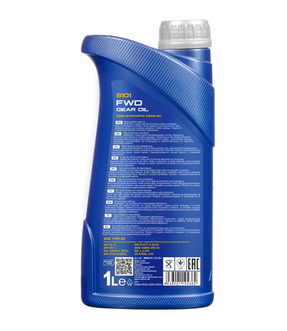 MANNOL 8101 FWD 75W-85 GL-4 Semi-Synthetic Gear Oil | Imported from Germany