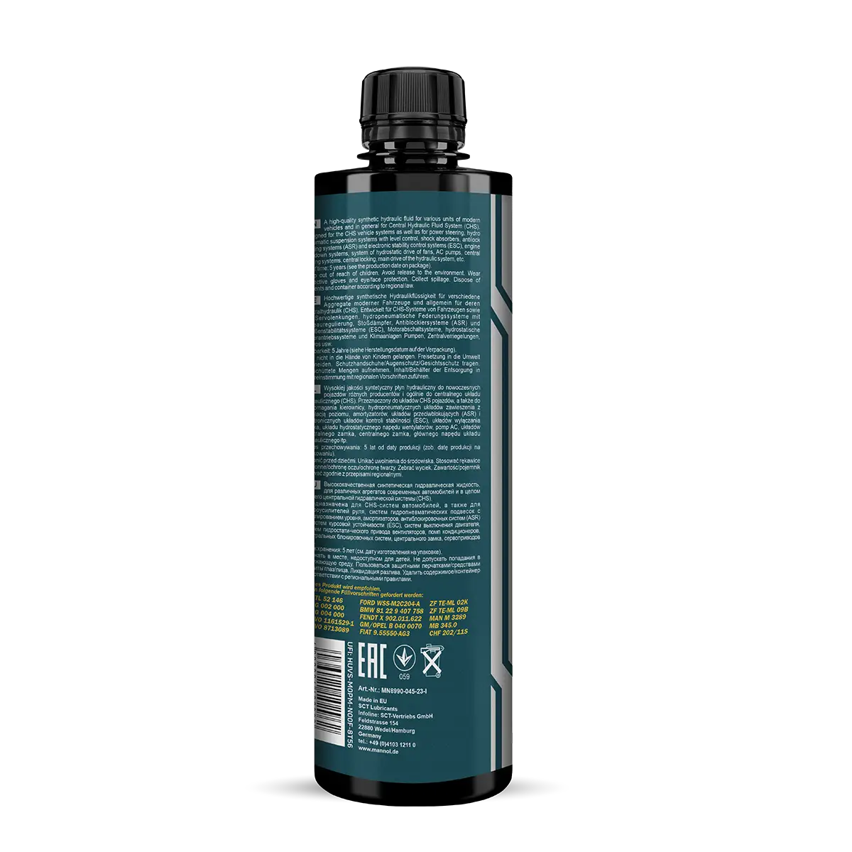 MANNOL Central Hydraulic Fluid 8990 for Car Hydraulic Systems| Imported from Germany