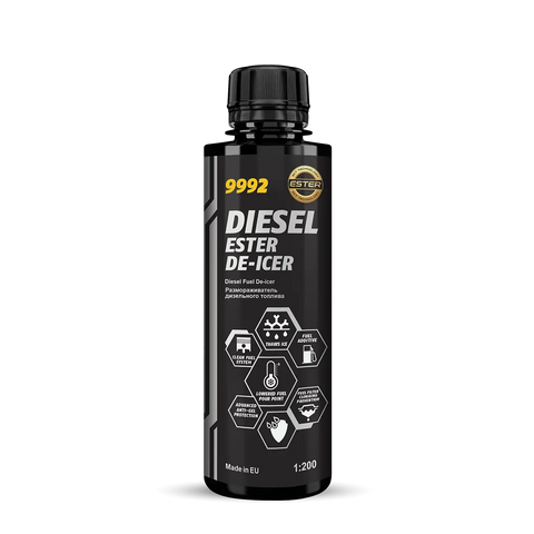 MANNOL 9992 (250ML) Diesel Ester DE-ICER - 250ML | Imported from Germany