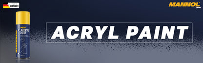 MANNOL 9676 Acryl Paint Silver Quick-drying Silver Paint For Car Imported From Germany(450ML)