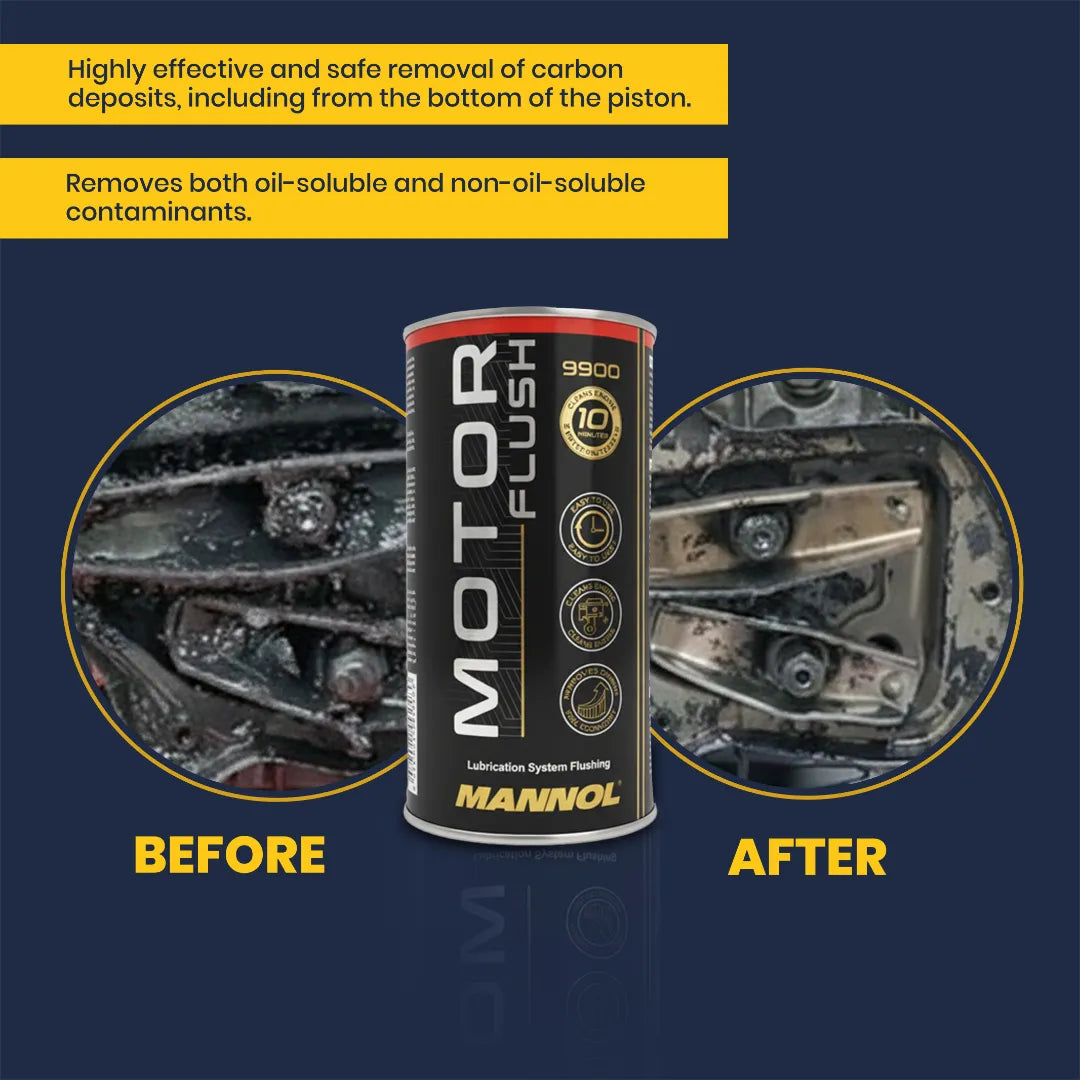 MANNOL 9900 Motor Flush | Petrol and Diesel engines | Imported from Germany