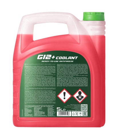FANFARO 4212 G12+ Ready-to-Use Antifreeze – OAT Organic Carboxylated Coolant | Imported from Germany
