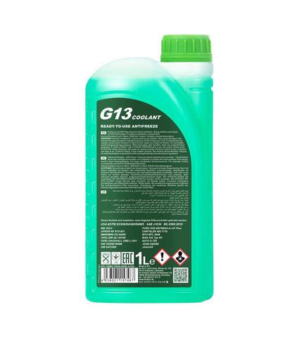 FANFARO 4213 G13 Ready-to-Use Antifreeze & HOAT Engine Coolant  – Imported from Germany